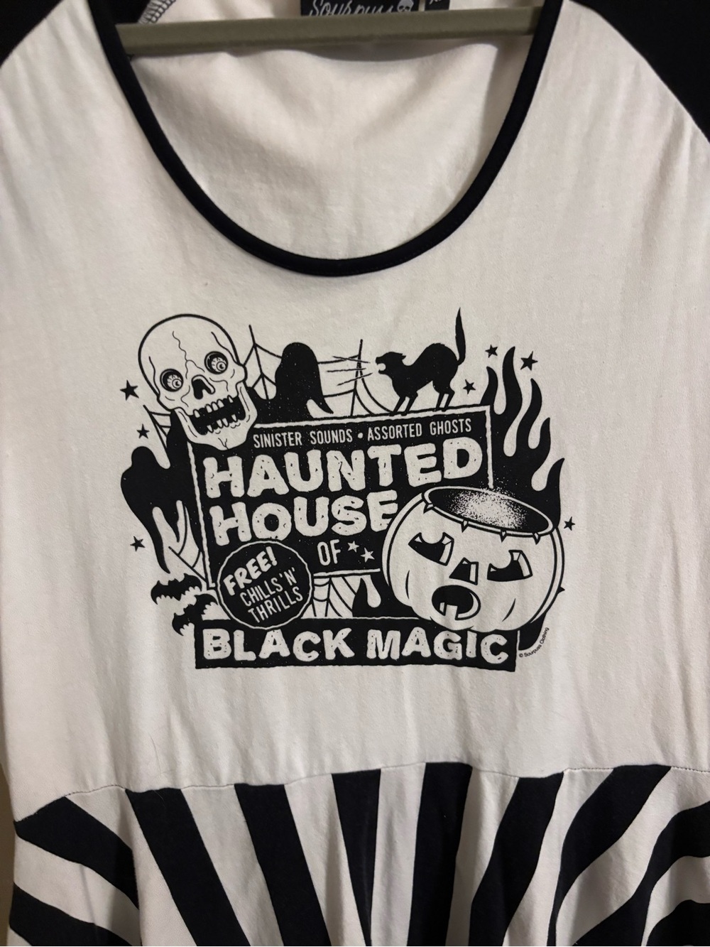 Sourpuss Haunted House Magic Spooky Halloween Dress XL - Picture 3 of 5